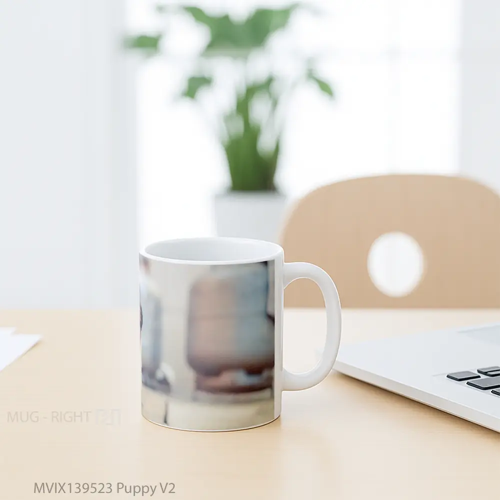 Mug Puppy V2 Gelas Hewan Lucu - All-side / Desain
