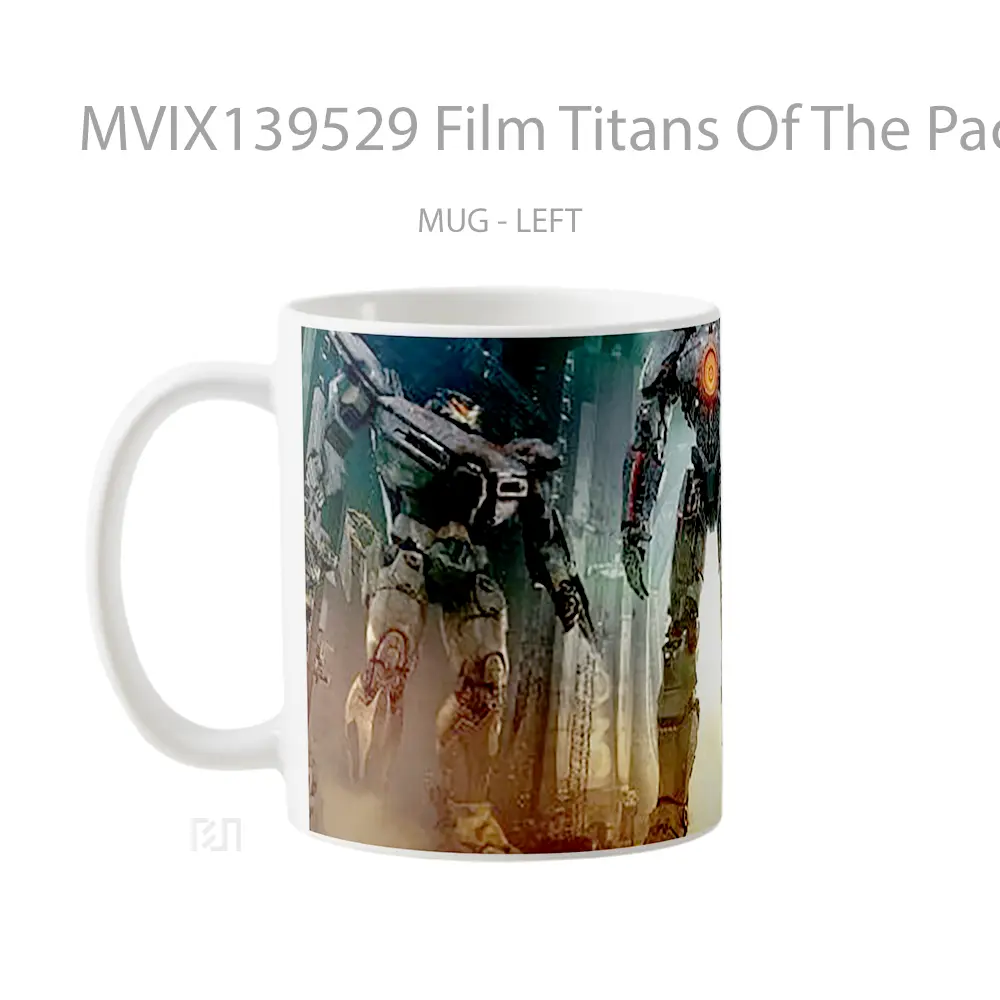 Mug Film Titans Of The Pacific Gelas Film - All-side / Desain