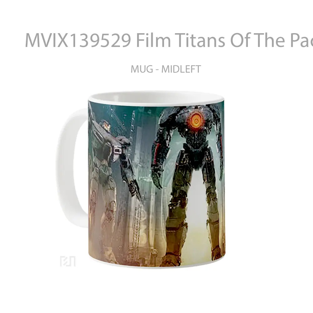Mug Film Titans Of The Pacific Gelas Film - All-side / Desain