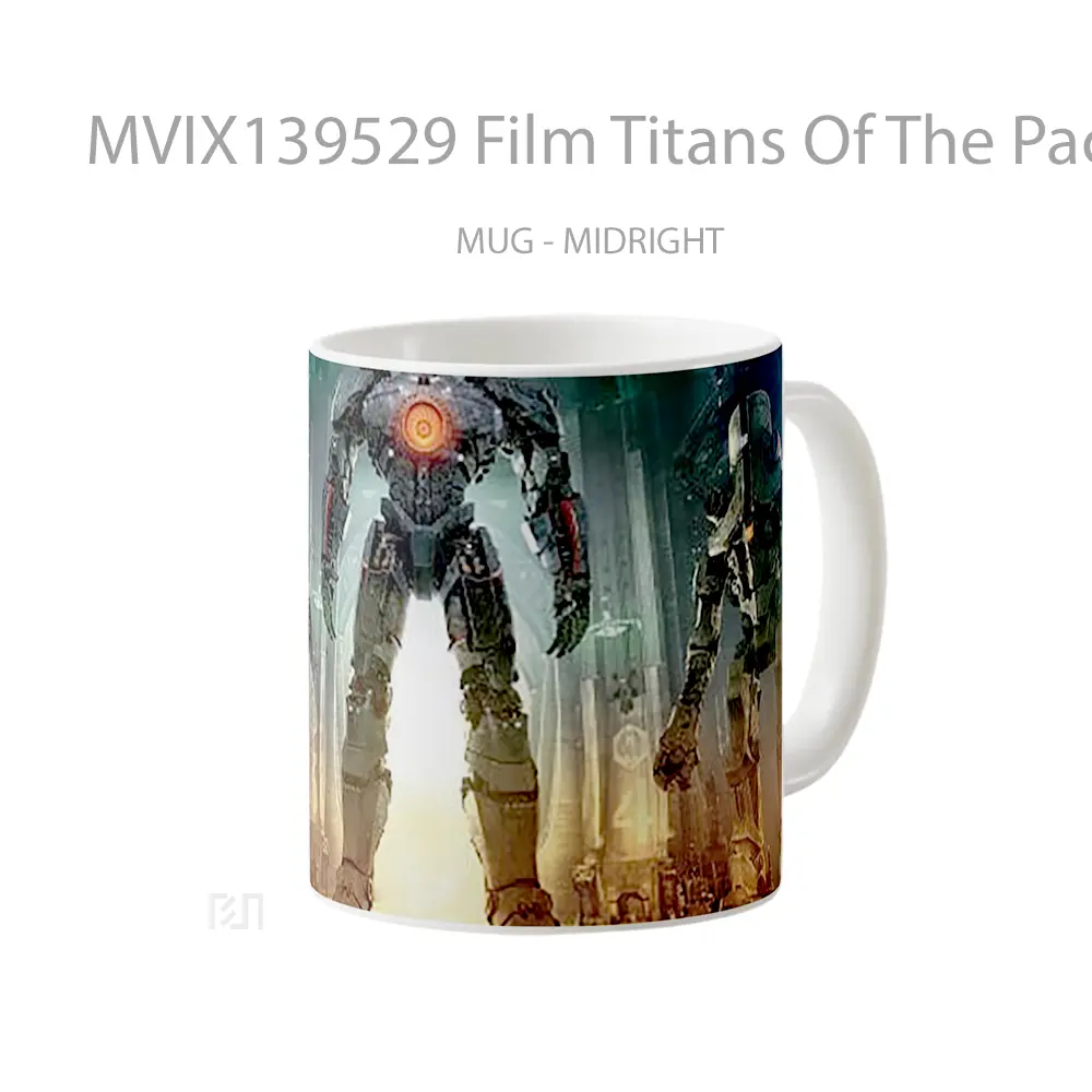 Mug Film Titans Of The Pacific Gelas Film - All-side / Desain