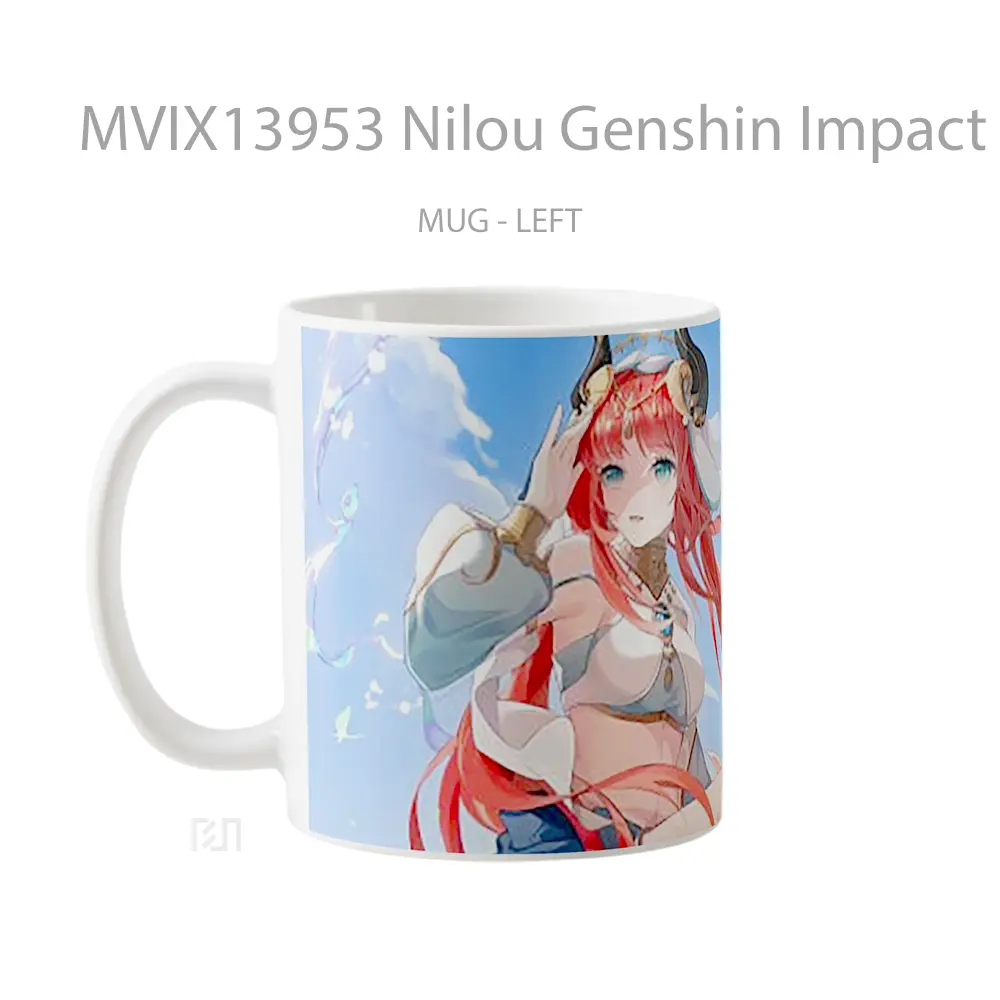Mug Nilou Genshin Impact Cangkir Gamer - All-side / Desain