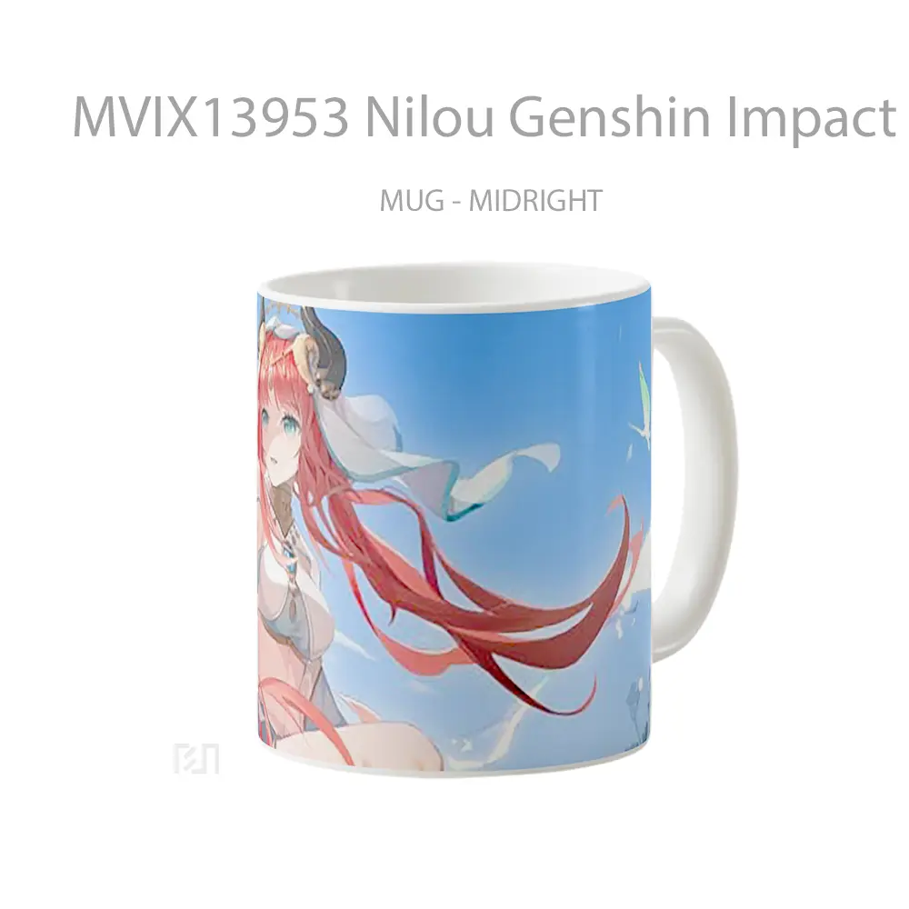 Mug Nilou Genshin Impact Cangkir Gamer - All-side / Desain