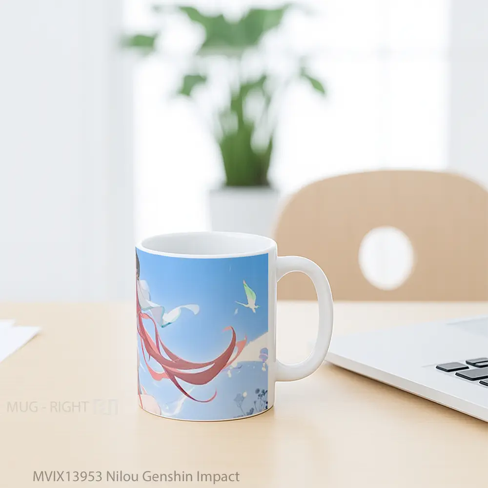 Mug Nilou Genshin Impact Cangkir Gamer - All-side / Desain