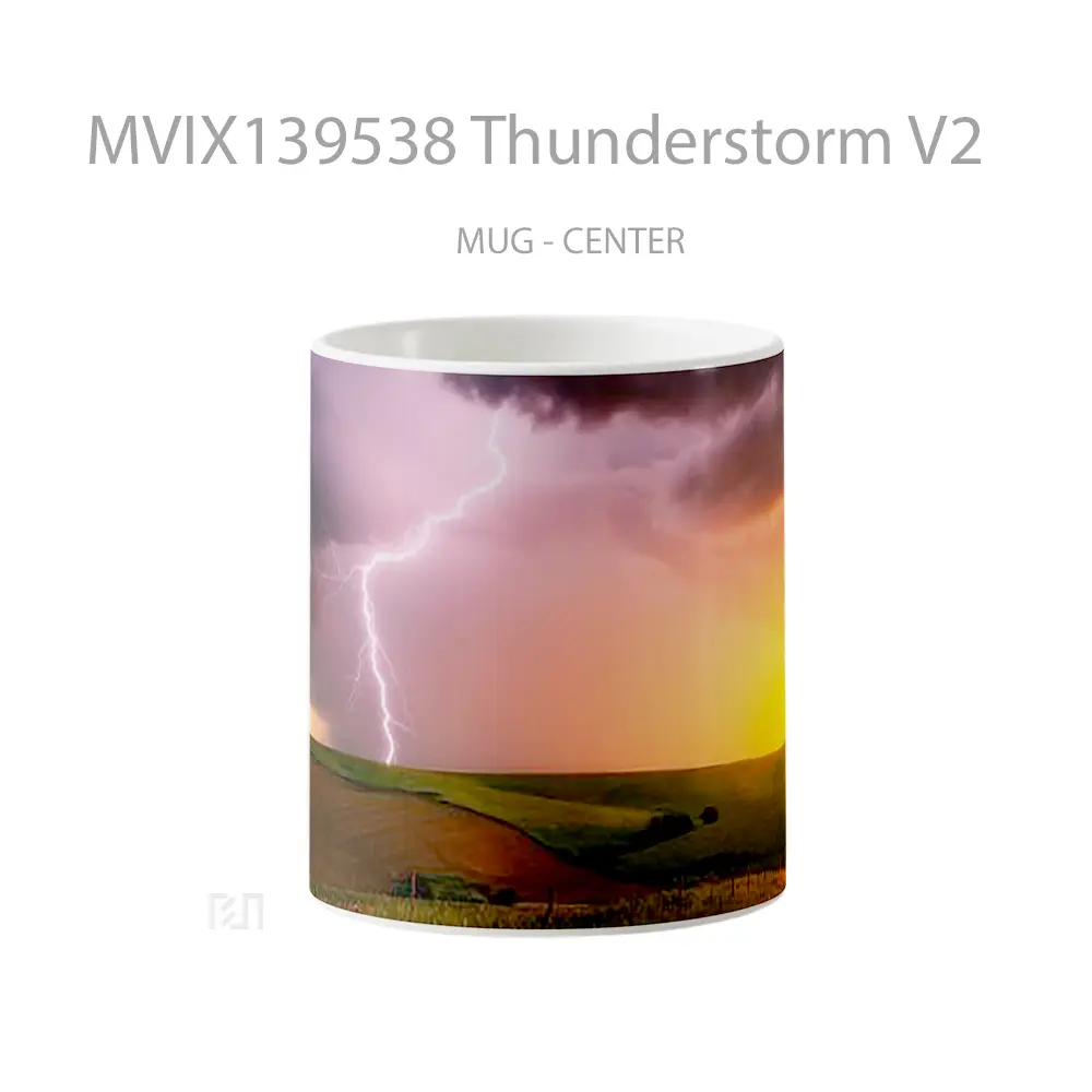 Mug Thunderstorm V2 Gelas Keramik Unik