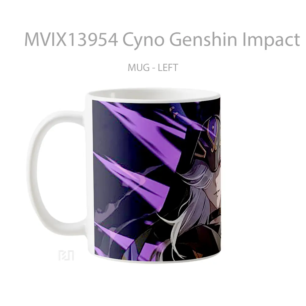 Mug Cyno Genshin Impact Cangkir Gamer - All-side / Desain