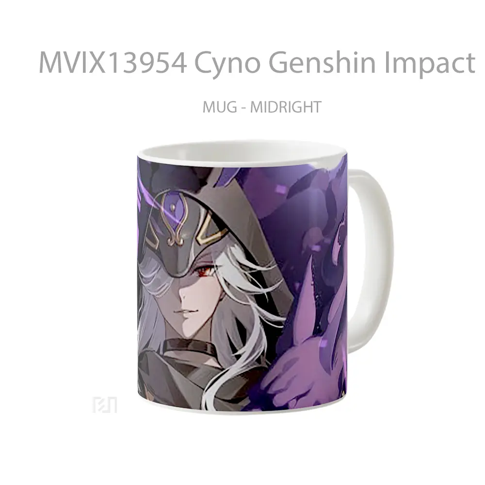Mug Cyno Genshin Impact Cangkir Gamer - All-side / Desain