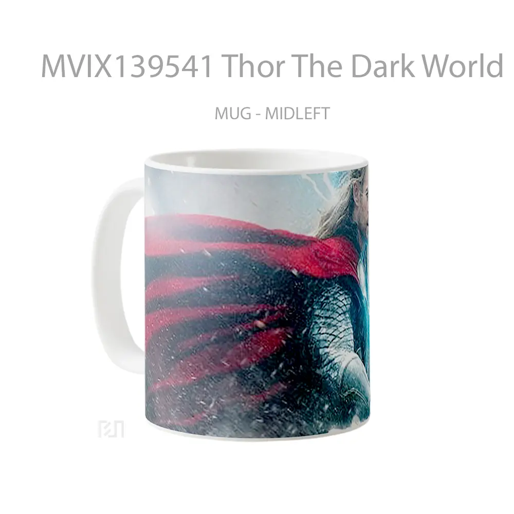 Mug Thor The Dark World Gelas Superhero - All-side / Desain
