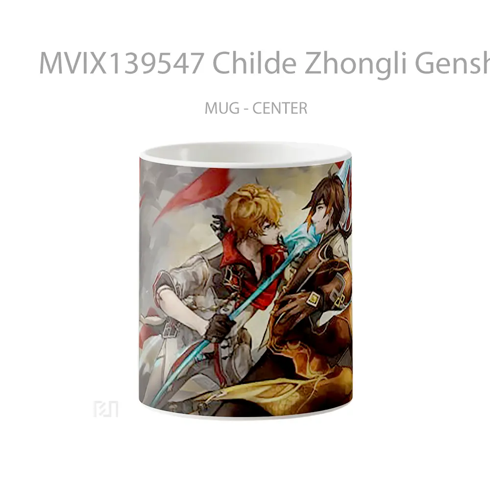 Mug Childe Zhongli Genshin Impact Cangkir Gamer