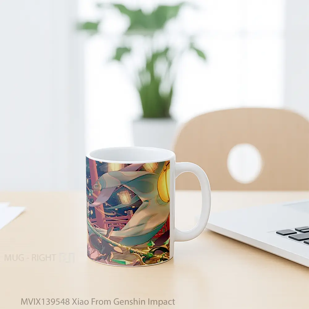 Mug Xiao From Genshin Impact Cangkir Gamer - All-side / Desain