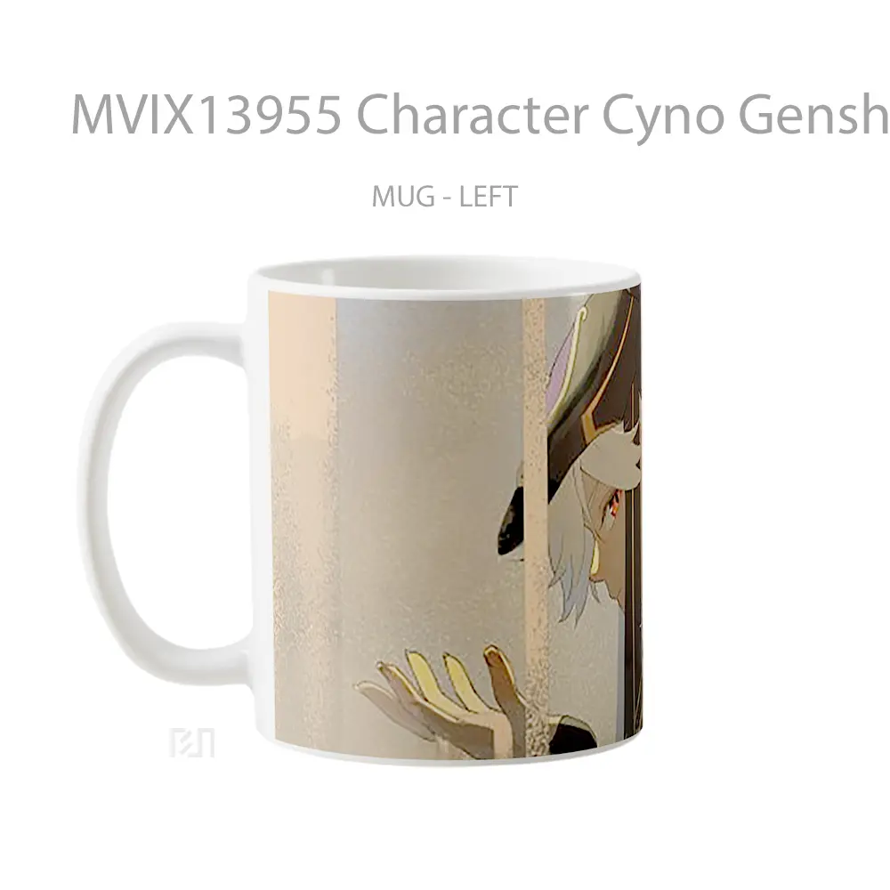 Mug Character Cyno Genshin Impact Cangkir Gamer - All-side / Desain