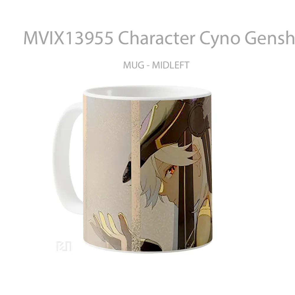 Mug Character Cyno Genshin Impact Cangkir Gamer - All-side / Desain