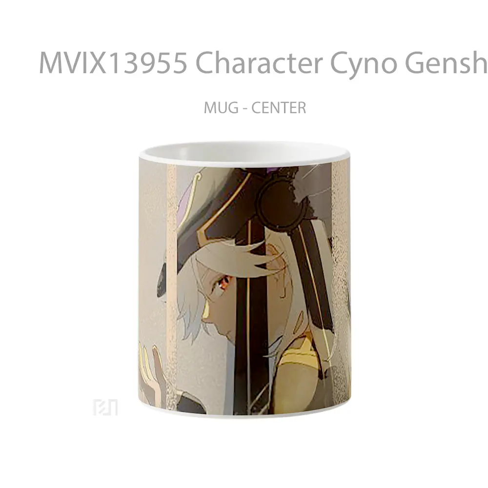 Mug Character Cyno Genshin Impact Cangkir Gamer