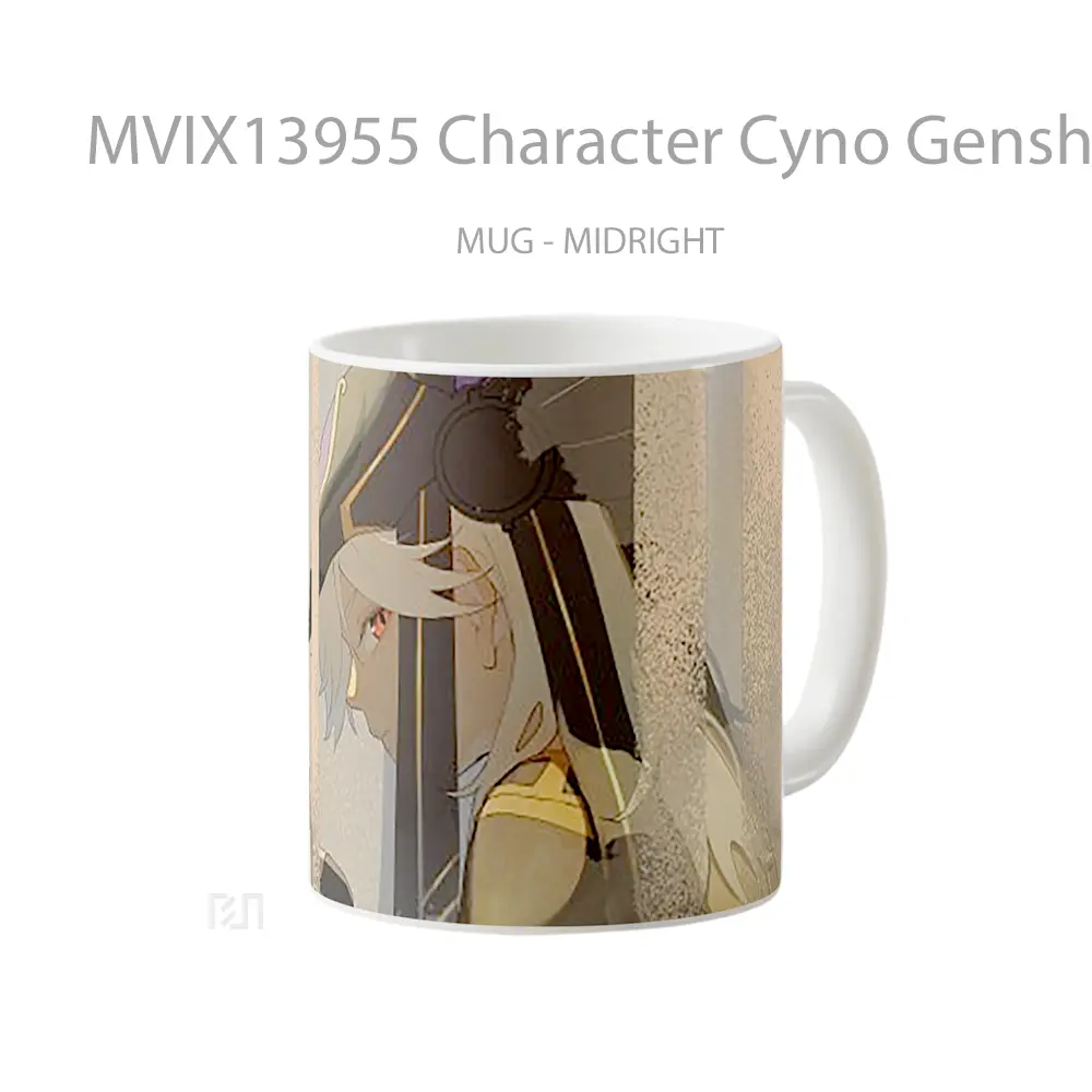 Mug Character Cyno Genshin Impact Cangkir Gamer - All-side / Desain