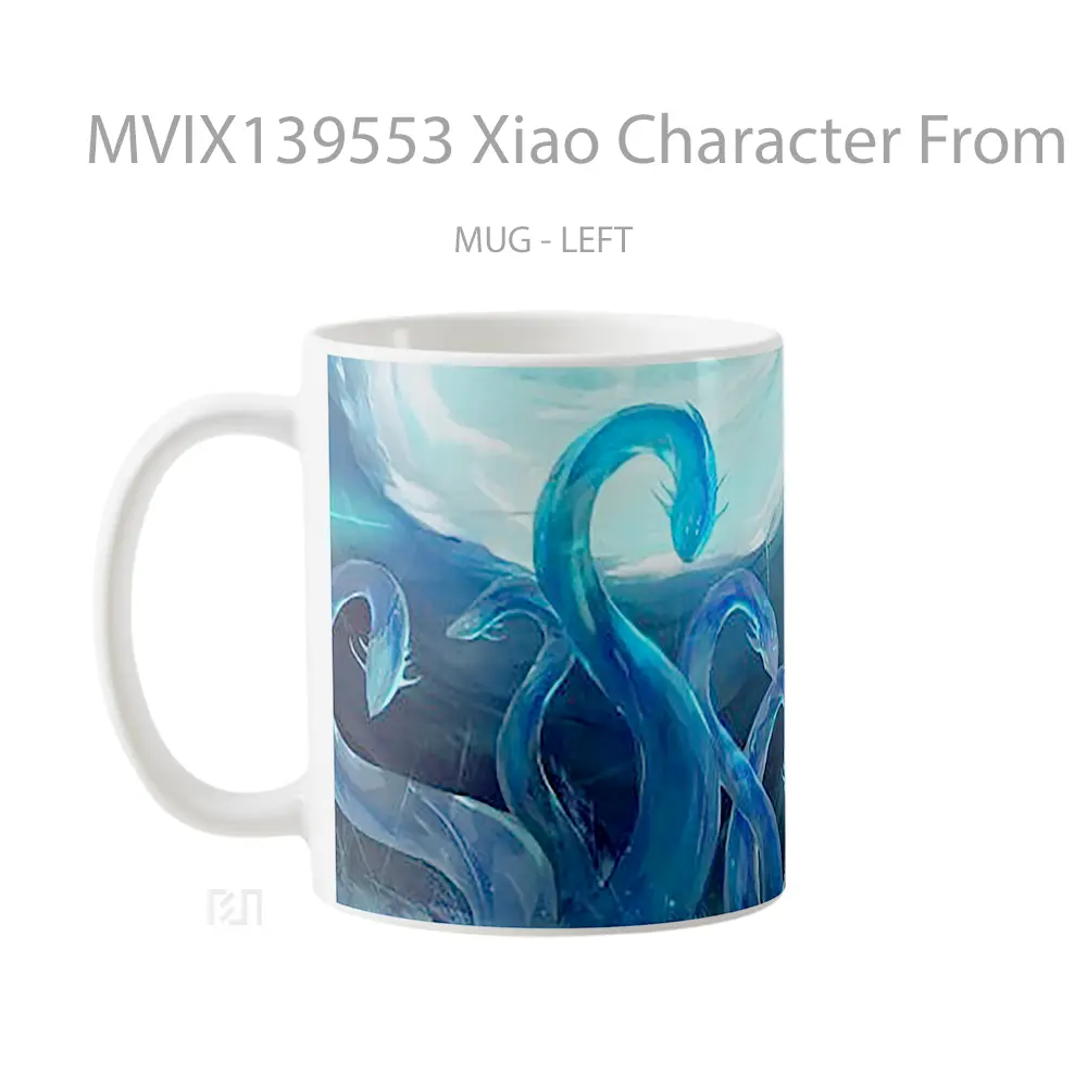 Mug Xiao Character From Genshin Impact Cangkir Gamer - All-side / Desain