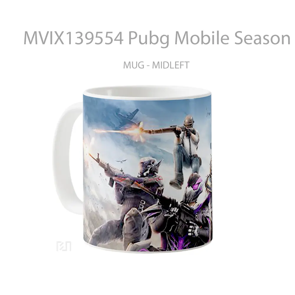 Mug Pubg Mobile Season 16 Royale Pass Cangkir Gamer - All-side / Desain