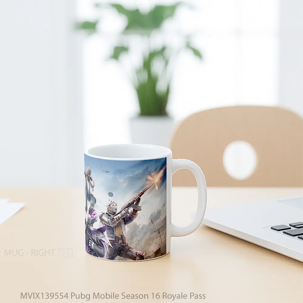 Mug Pubg Mobile Season 16 Royale Pass Cangkir Gamer - All-side / Desain