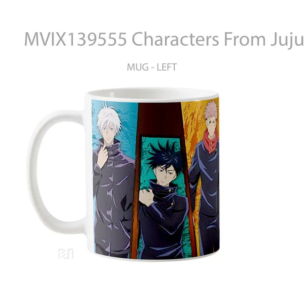Mug Characters From Jujutsu Kaisen Gelas Keramik Unik - All-side / Desain