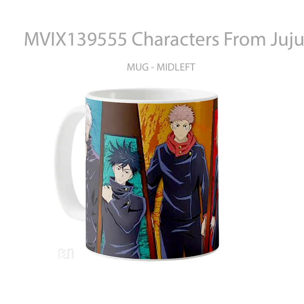 Mug Characters From Jujutsu Kaisen Gelas Keramik Unik - All-side / Desain