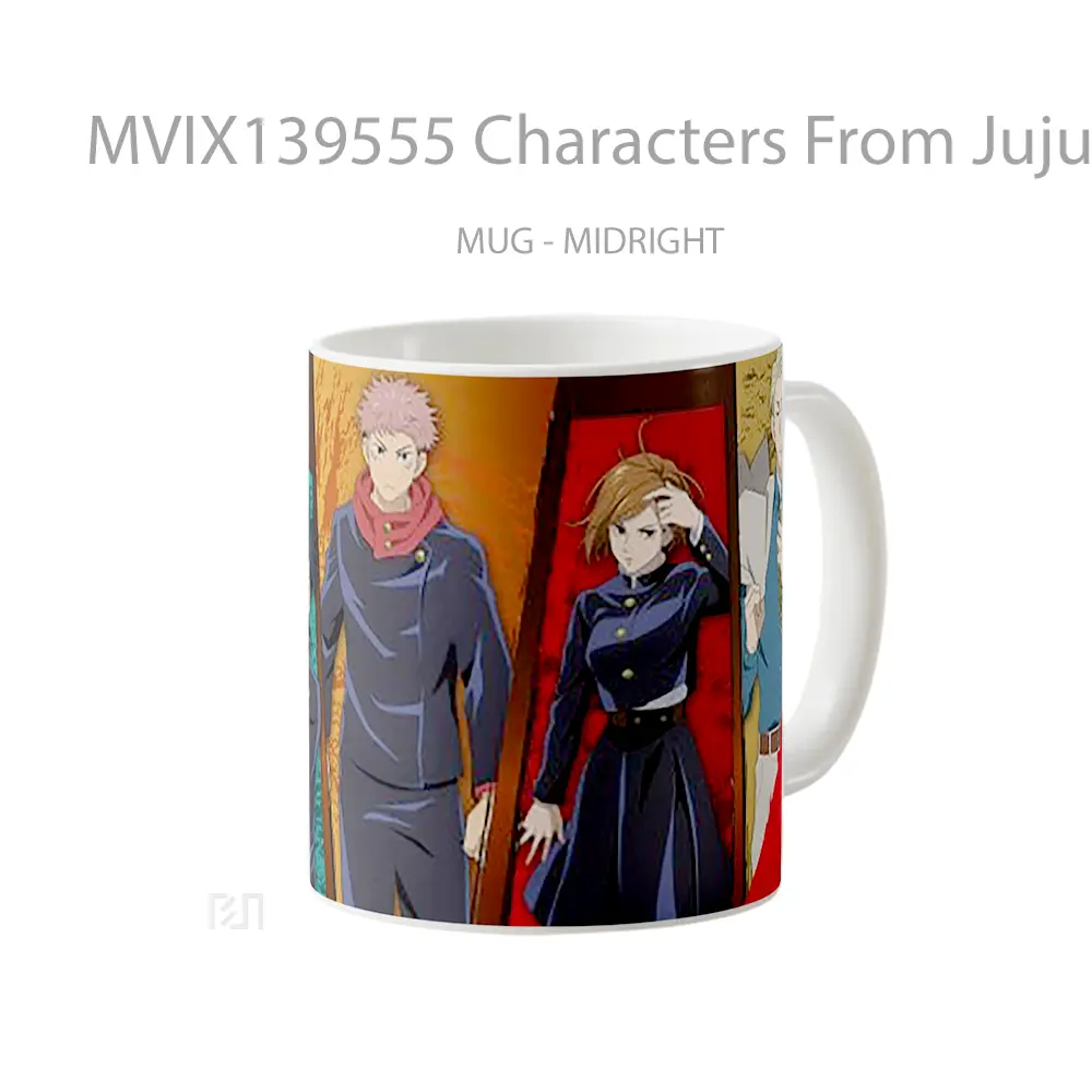 Mug Characters From Jujutsu Kaisen Gelas Keramik Unik - All-side / Desain