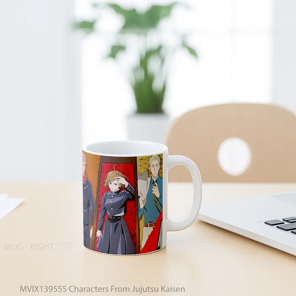 Mug Characters From Jujutsu Kaisen Gelas Keramik Unik - All-side / Desain