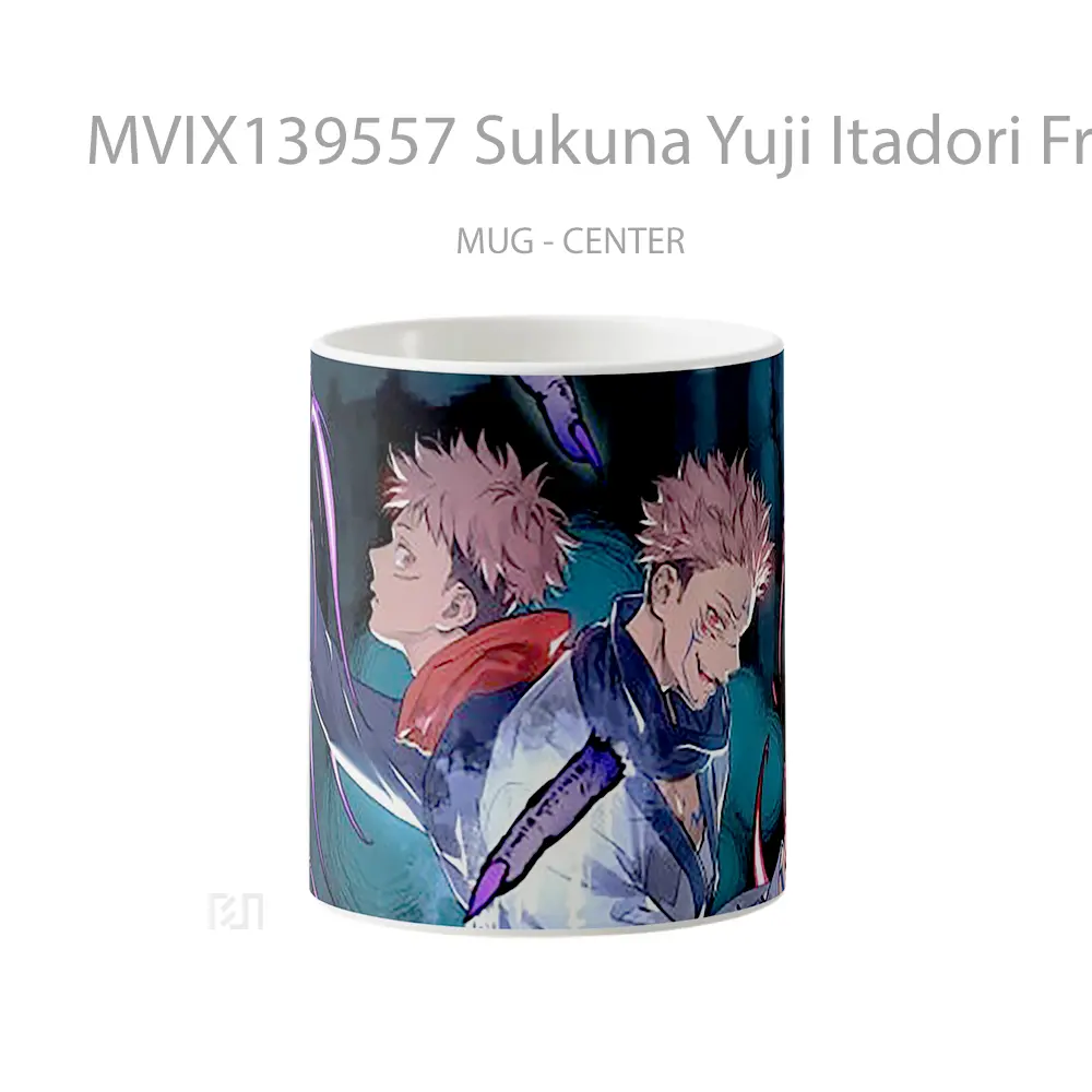 Mug Sukuna Yuji Itadori From Jujutsu Kaisen V2 Gelas Keramik Unik