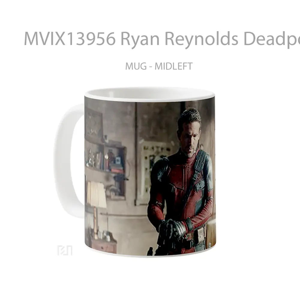 Mug Ryan Reynolds Deadpool 3 Gelas Superhero - All-side / Desain