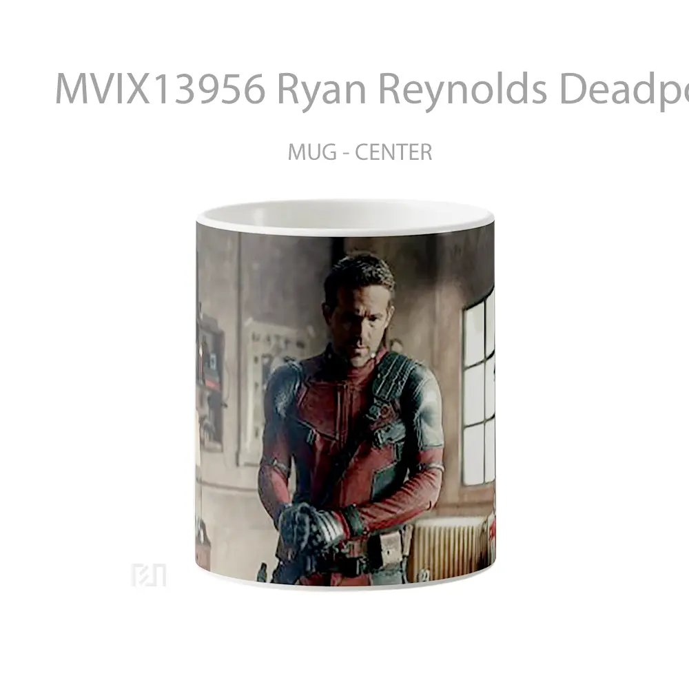 Mug Ryan Reynolds Deadpool 3 Gelas Superhero