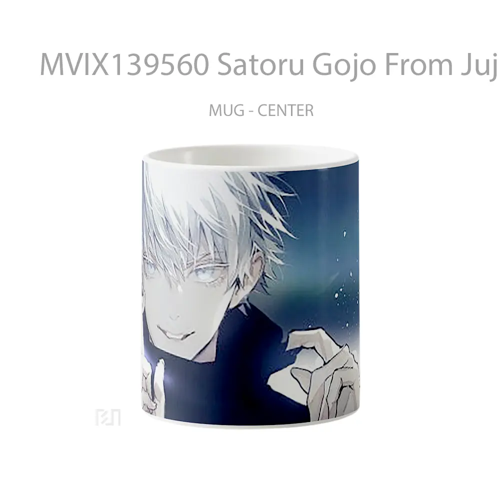 Mug Satoru Gojo From Jujutsu Kaisen V10 Gelas Keramik Unik