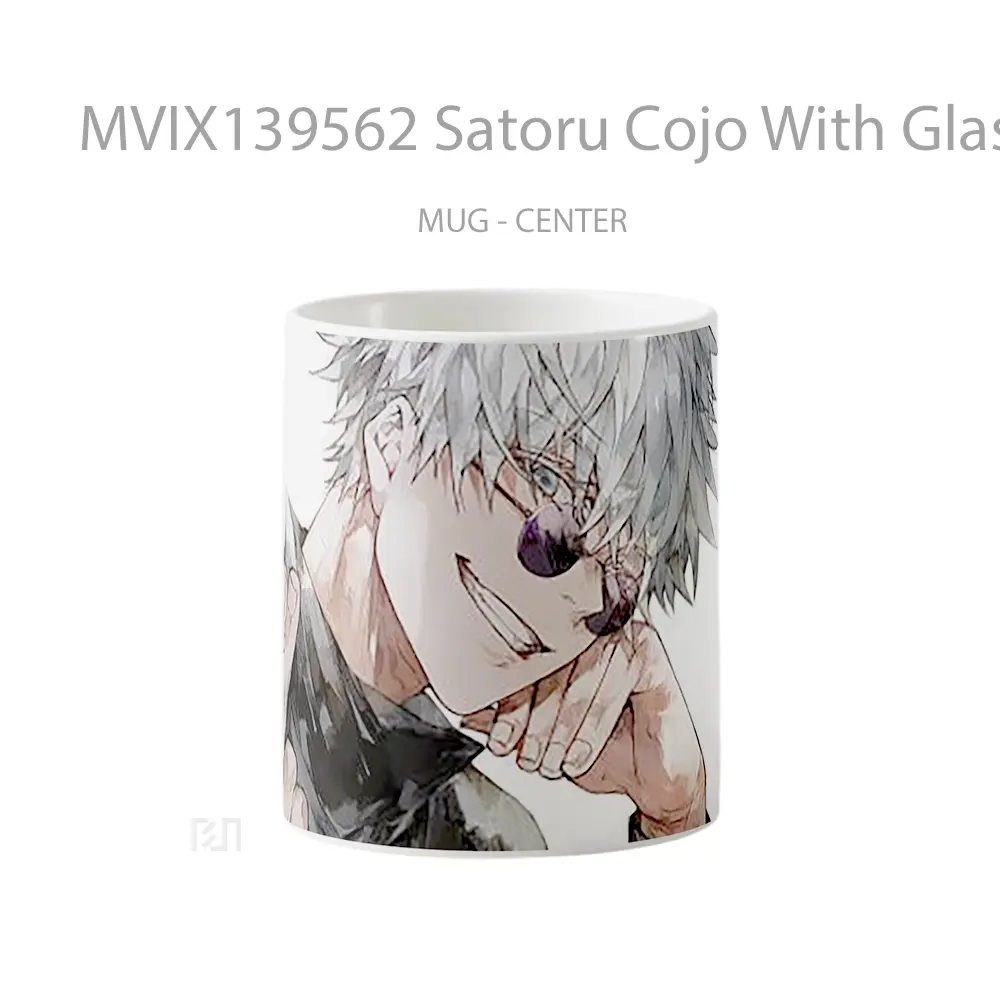 Mug Satoru Cojo With Glasses From Jujutsu Kaisen Gelas Keramik Unik