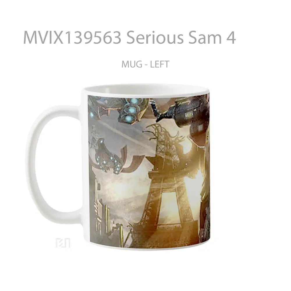 Mug Serious Sam 4 Gelas Keramik Unik - All-side / Desain