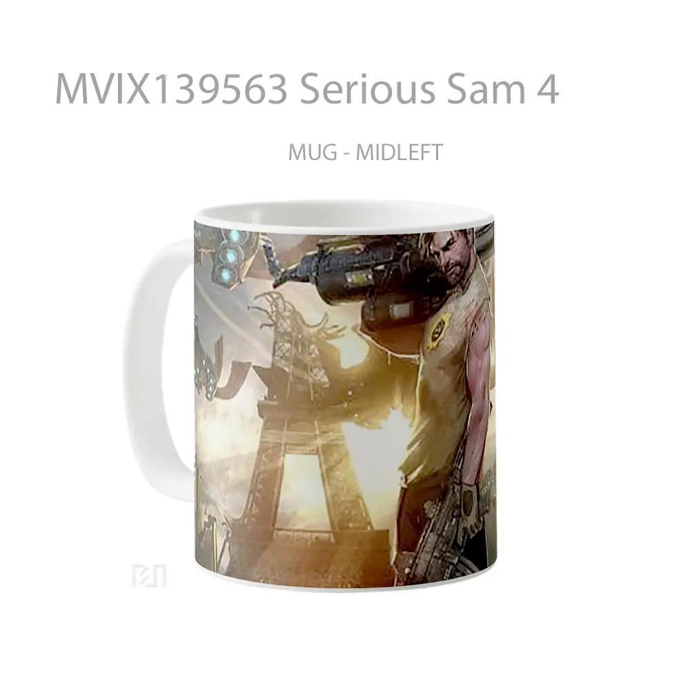 Mug Serious Sam 4 Gelas Keramik Unik - All-side / Desain