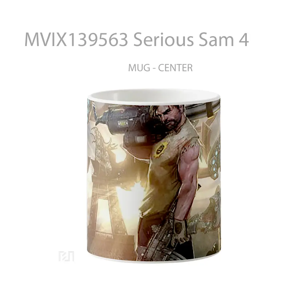 Mug Serious Sam 4 Gelas Keramik Unik