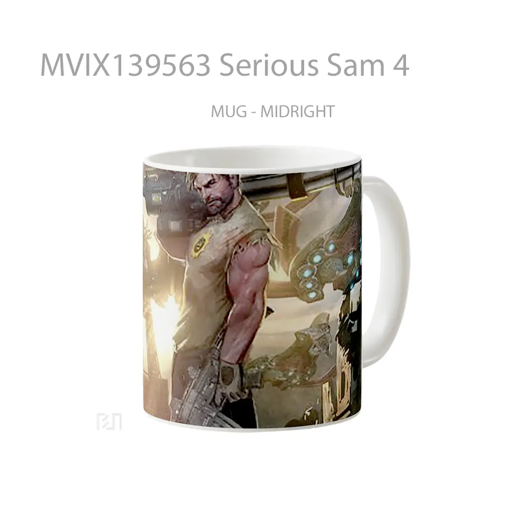 Mug Serious Sam 4 Gelas Keramik Unik - All-side / Desain
