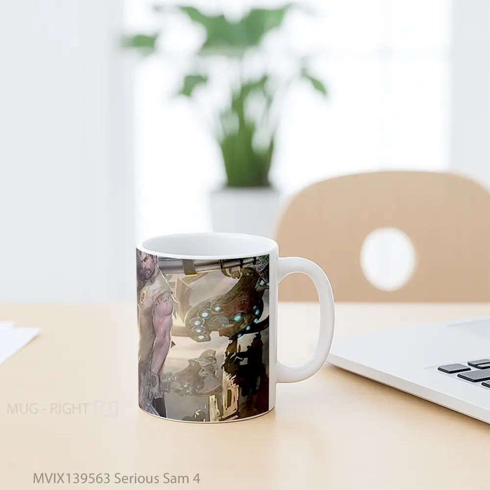 Mug Serious Sam 4 Gelas Keramik Unik - All-side / Desain