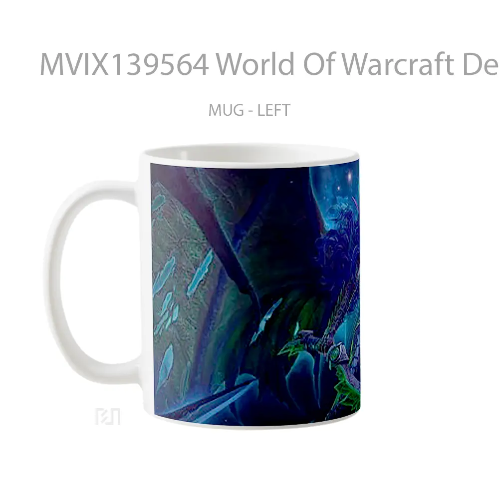Mug World Of Warcraft Demon Hunter Gelas Fantasi - All-side / Desain