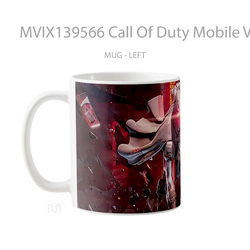Mug Call Of Duty Mobile V4 Cangkir Gamer - All-side / Desain
