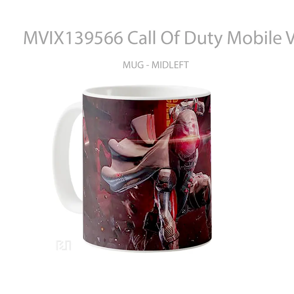 Mug Call Of Duty Mobile V4 Cangkir Gamer - All-side / Desain