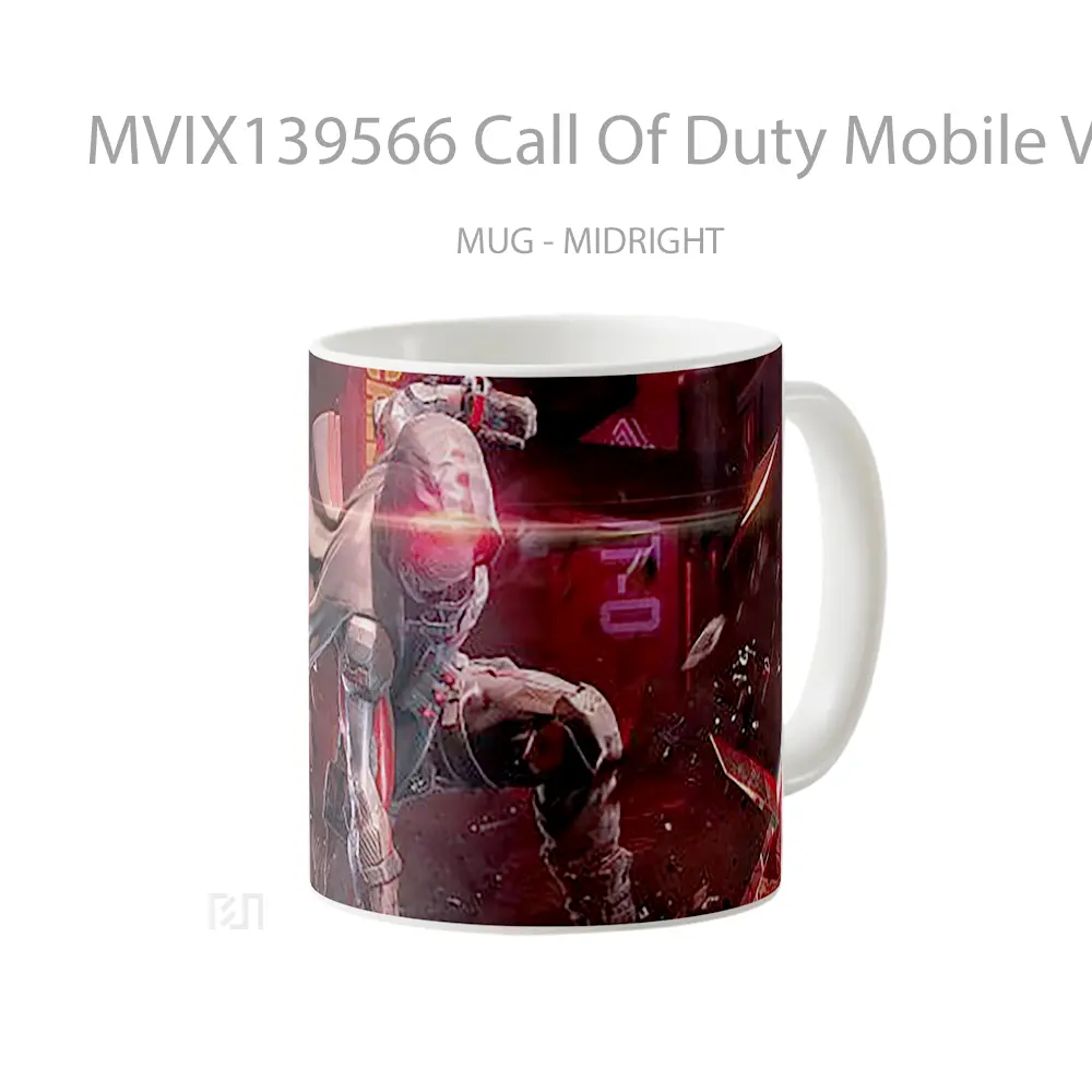 Mug Call Of Duty Mobile V4 Cangkir Gamer - All-side / Desain