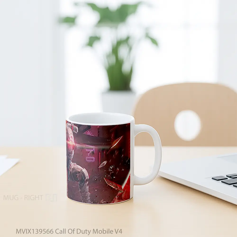 Mug Call Of Duty Mobile V4 Cangkir Gamer - All-side / Desain