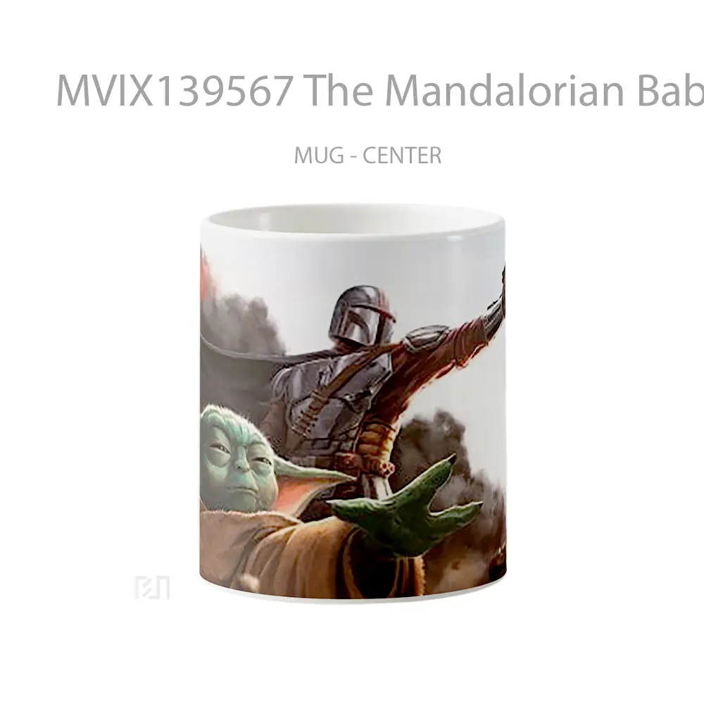 Mug The Mandalorian Baby Yoda Grogu Gelas Star Wars
