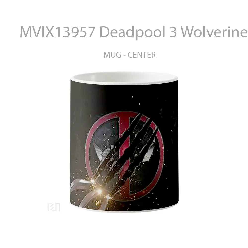Mug Deadpool 3 Wolverine Claw Gelas Superhero