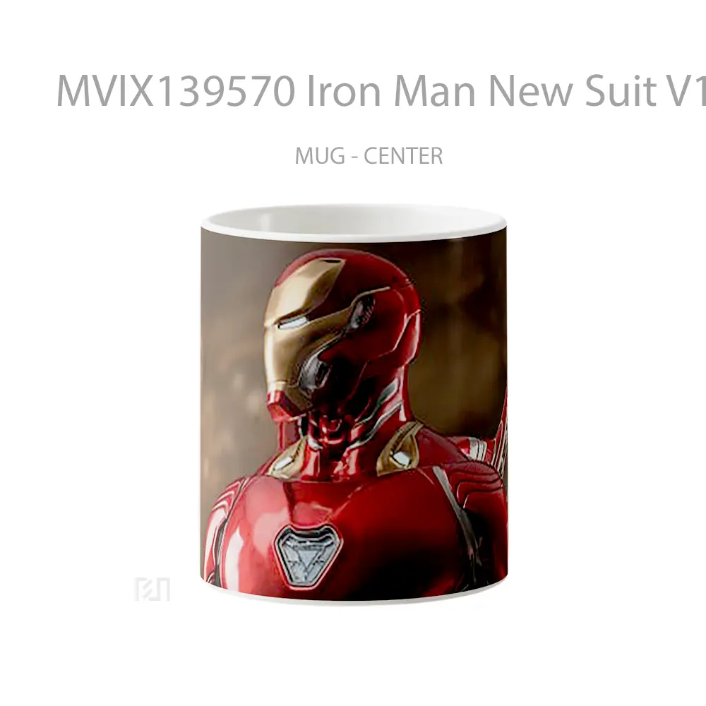 Mug Iron Man New Suit V1 Gelas Superhero