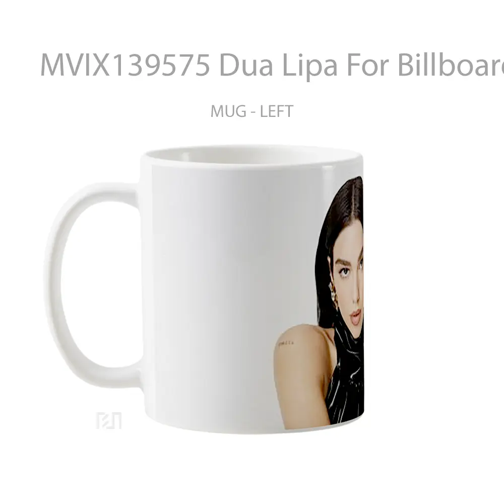Mug Dua Lipa For Billboard Gelas Selebriti - All-side / Desain