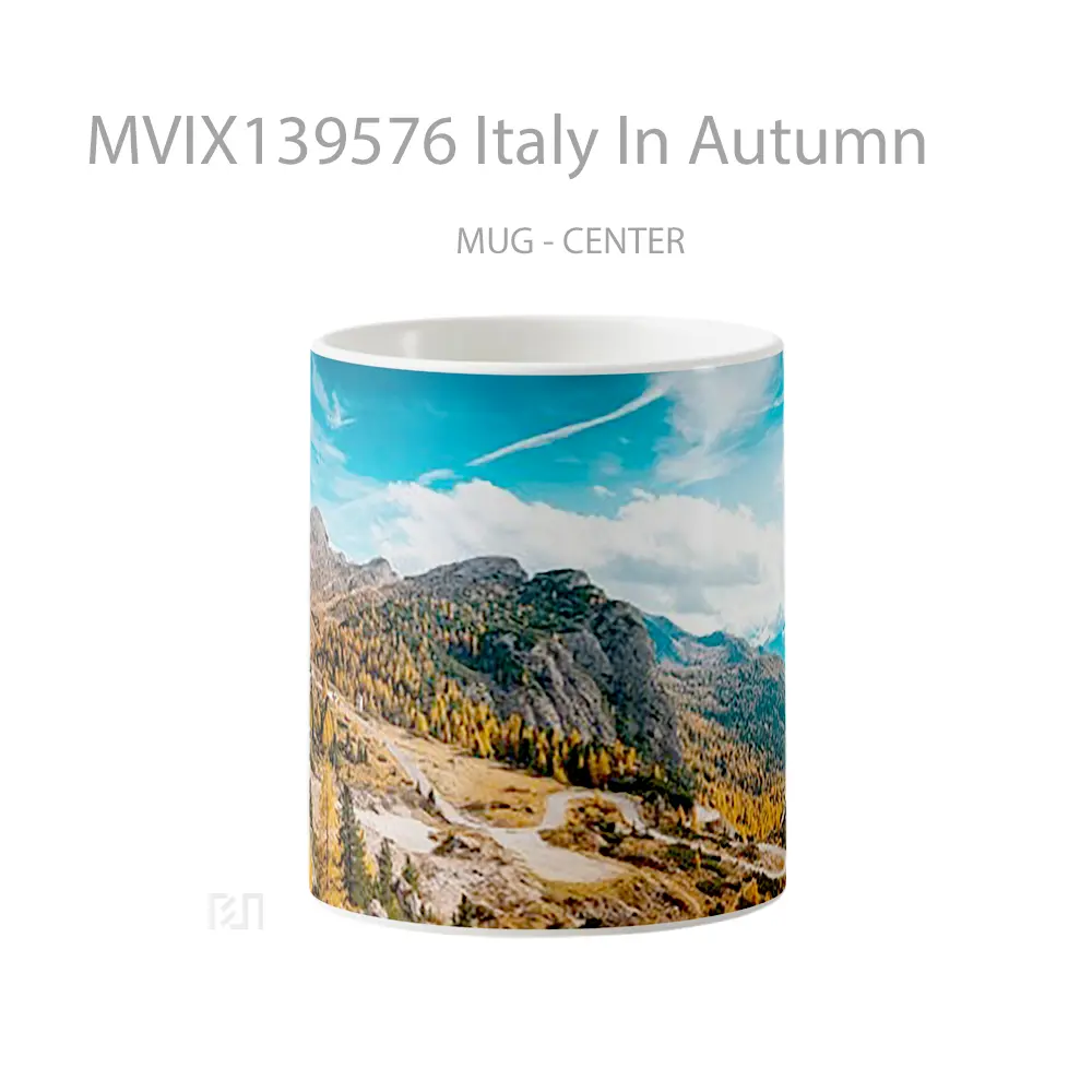 Mug Italy In Autumn Gelas Keramik Unik