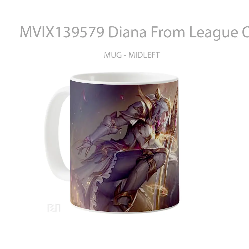 Mug Diana From League Of Legends Cangkir Gamer - All-side / Desain