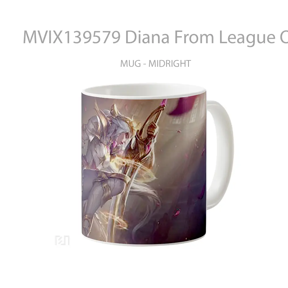 Mug Diana From League Of Legends Cangkir Gamer - All-side / Desain