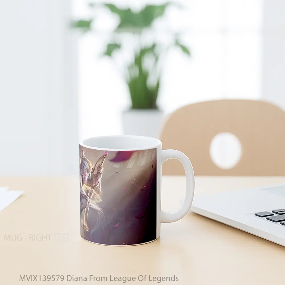 Mug Diana From League Of Legends Cangkir Gamer - All-side / Desain
