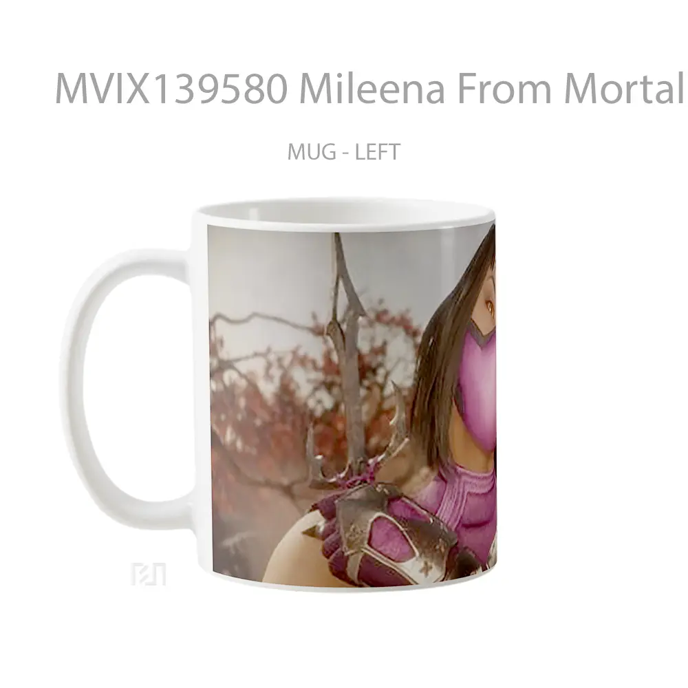 Mug Mileena From Mortal Kombat Gelas Keramik Unik - All-side / Desain