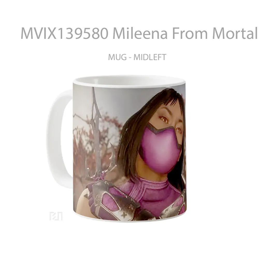 Mug Mileena From Mortal Kombat Gelas Keramik Unik - All-side / Desain
