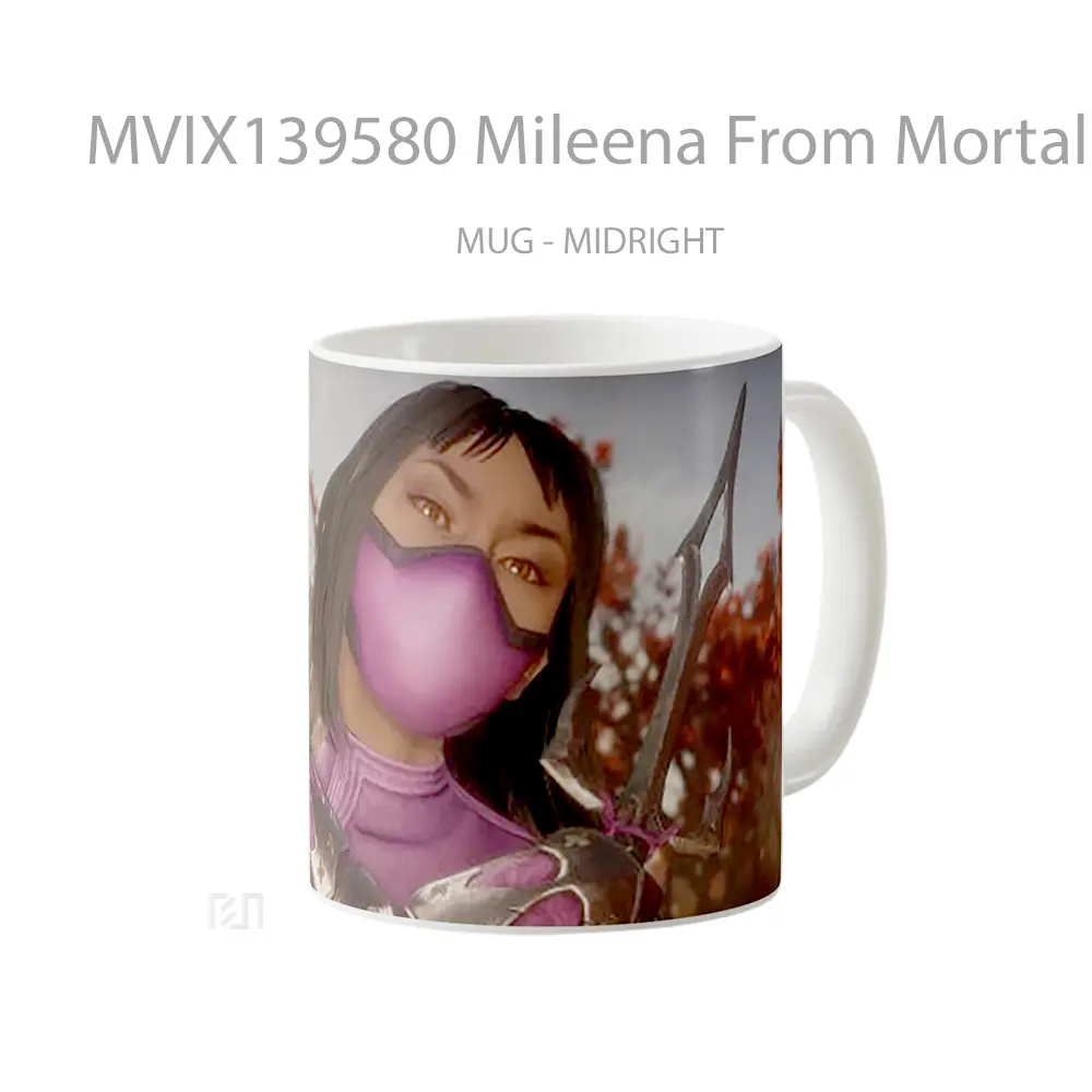 Mug Mileena From Mortal Kombat Gelas Keramik Unik - All-side / Desain